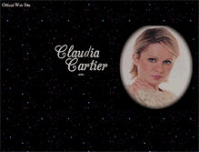 Tablet Screenshot of claudiacartier.com